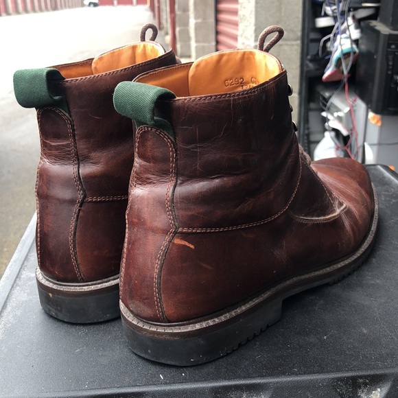 Cole Haan 6292 Mens Dark Brown Leather Leather Ankle Chukka Boots Size 13M - Picture 6 of 15